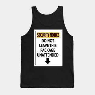 Security Notice Tank Top